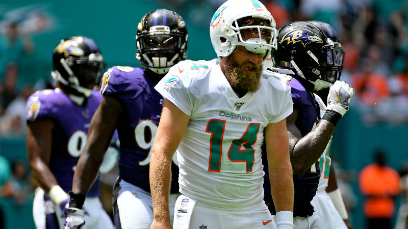 Miami Dolphins quarterback Ryan Fitzpatrick