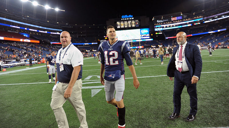 New England Patriots quarterback Tom Brady