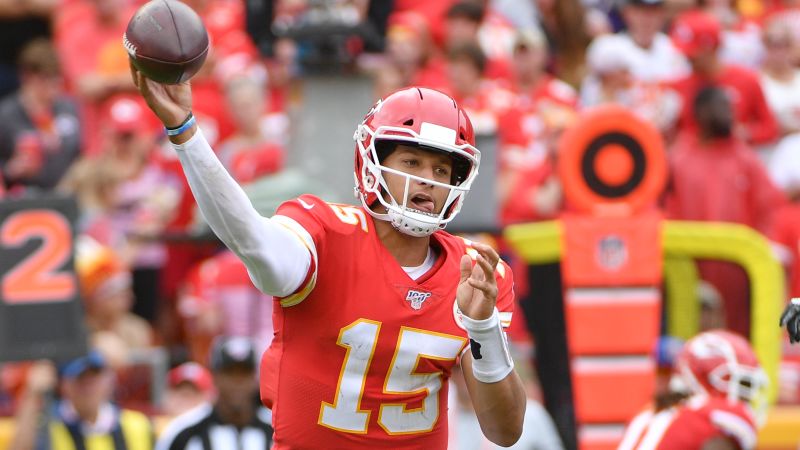 Kansas City Chiefs quarterback Patrick Mahomes