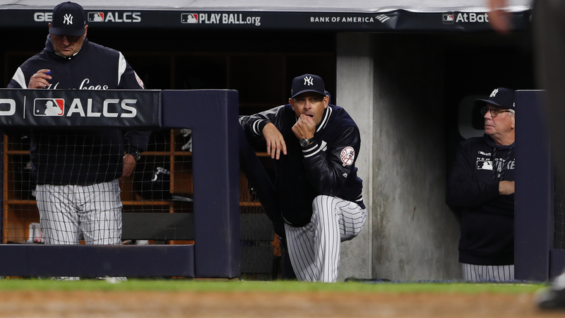 Yankees manager Aaron Boone