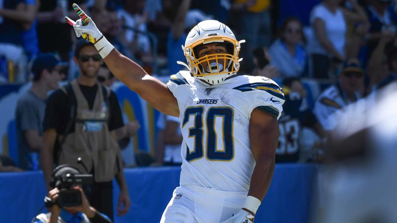 Los Angeles Chargers running back Austin Ekeler