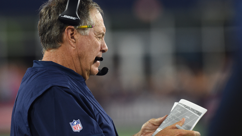 New England Patriots head coach Bill Belichick