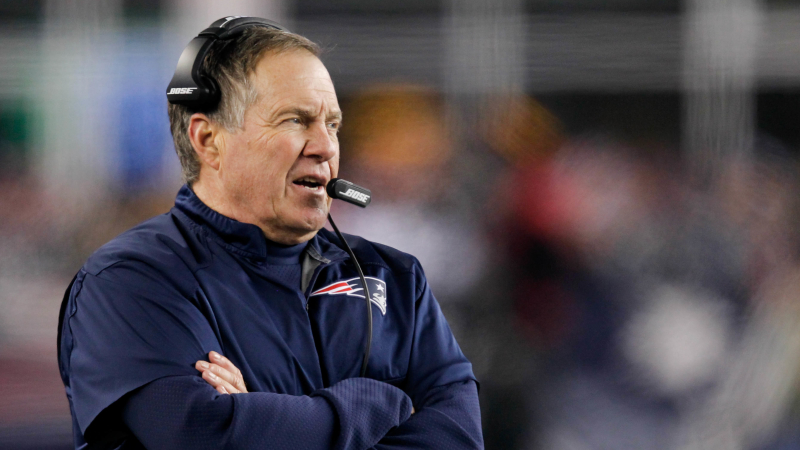 New England Patriots head coach Bill Belichick