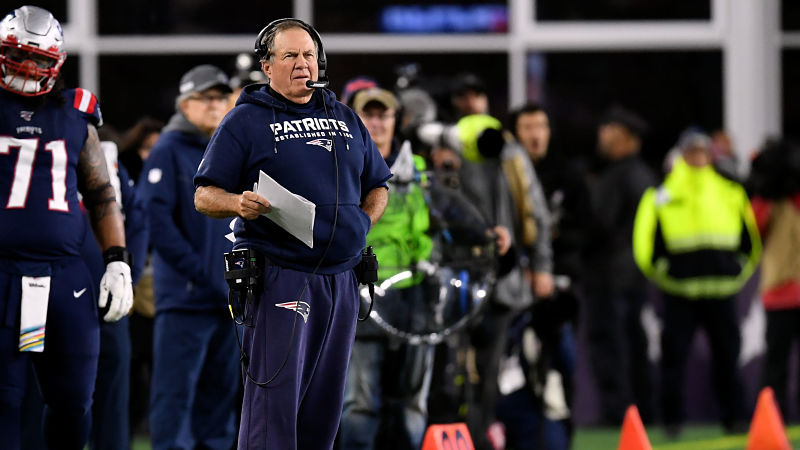 New England Patriots head coach Bill Belichick