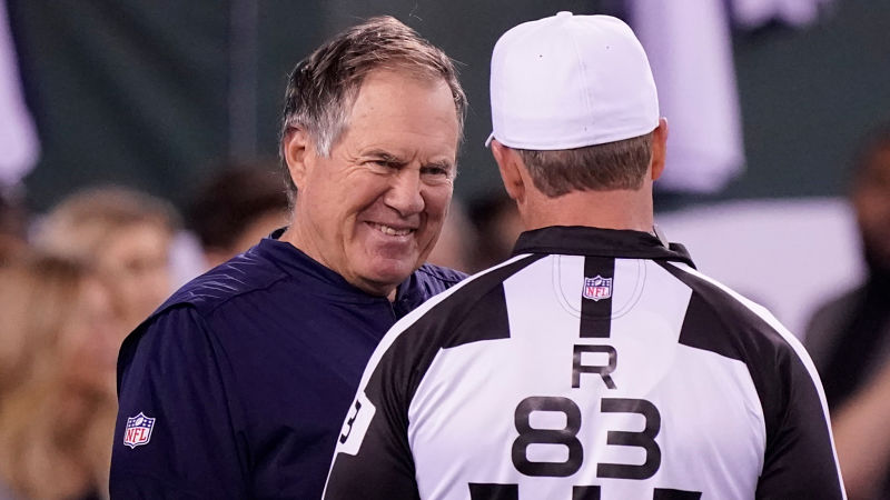 New England Patriots head coach Bill Belichick