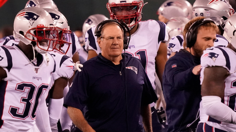 Patriots head coach Bill Belichick