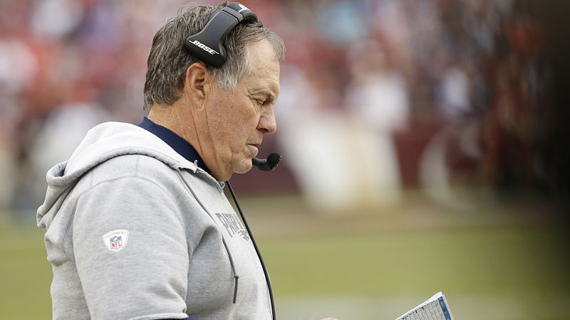 New England Patriots head coach Bill Belichick