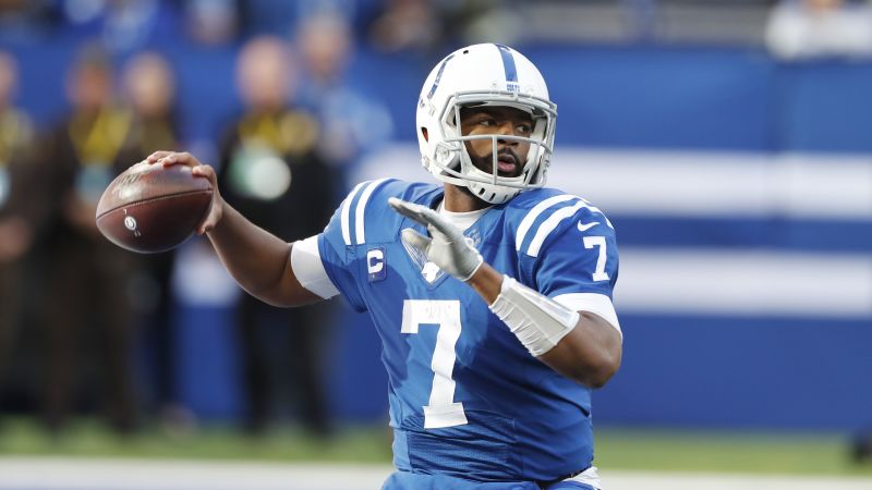 Indianapolis Colts quarterback Jacoby Brissett