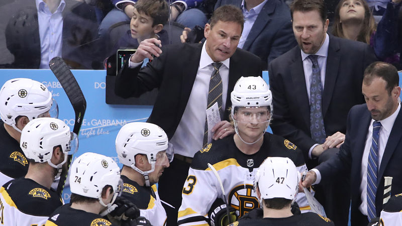 Boston Bruins head coach Bruce Cassidy