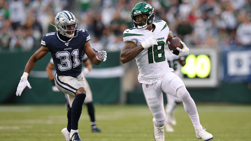 Dallas Cowboys cornerback Byron Jones and New York Jets wide receiver Demaryius Thomas