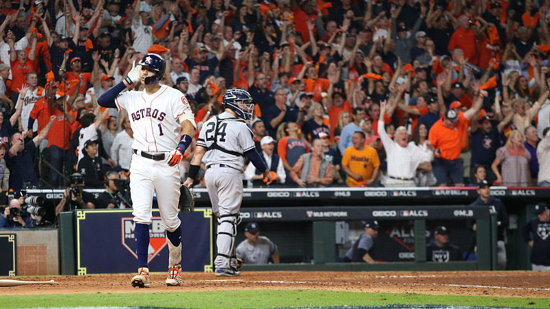 Houston Astros shortstop Carlos Correa and New York Yankees catcher Gary Sanchez