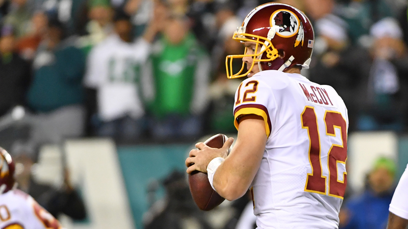 Redskins QB Colt McCoy