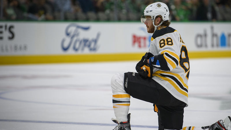 Boston Bruins winger David Pastrnak