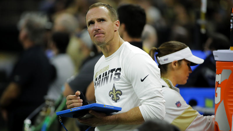 New Orleans Saints quarterback Drew Brees