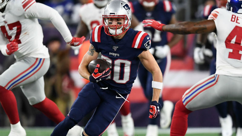 New England Patriots wide receiver Gunner Olszewski