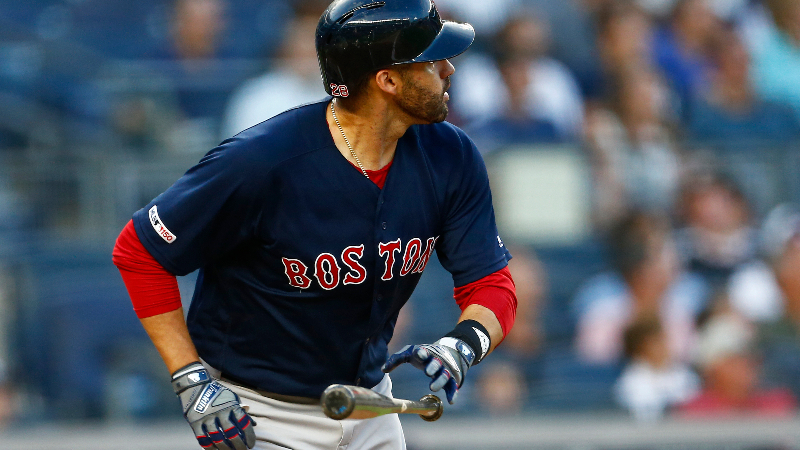 Boston Red Sox designated hitter J.D. Martinez