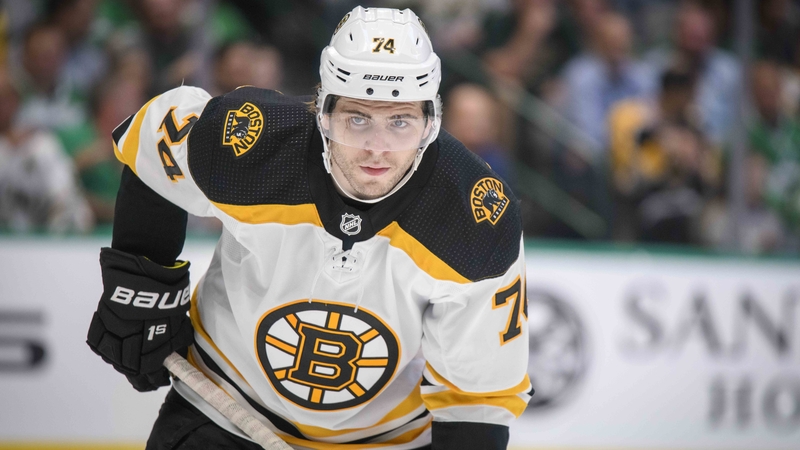 Boston Bruins Forward Jake DeBrusk