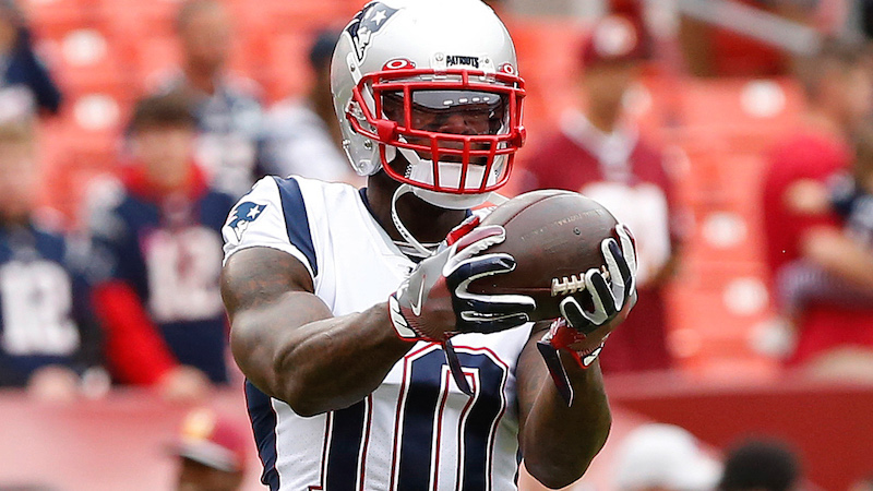 Patriots wide receiver Josh Gordon