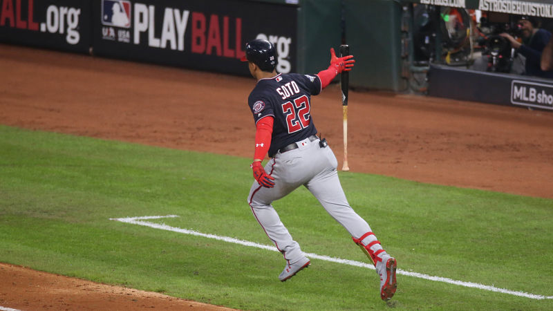 Washington Nationals left fielder Juan Soto