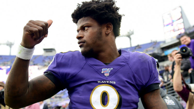 Baltimore Ravens quarterback Lamar Jackson