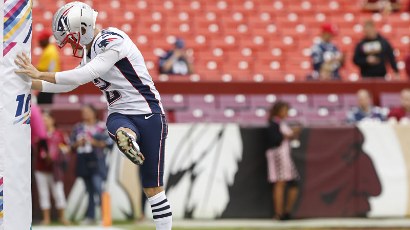 New England Patriots kicker Mike Nugent