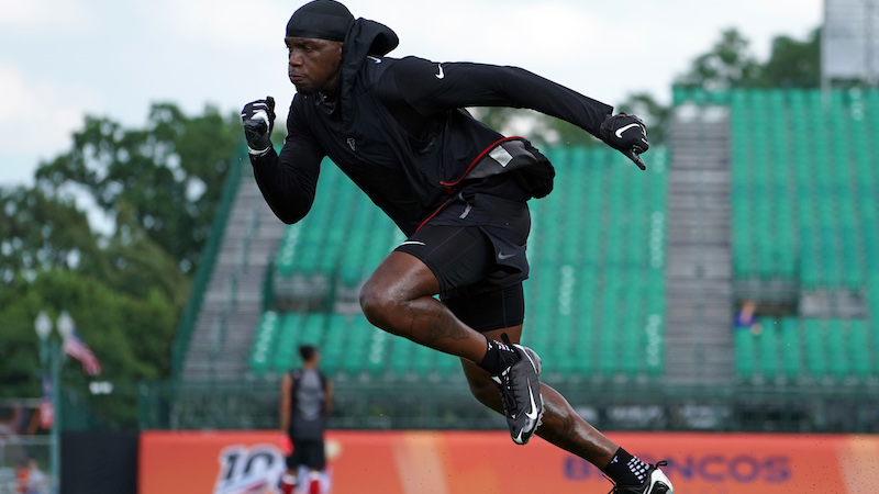 Patriots wide receiver Mohamed Sanu