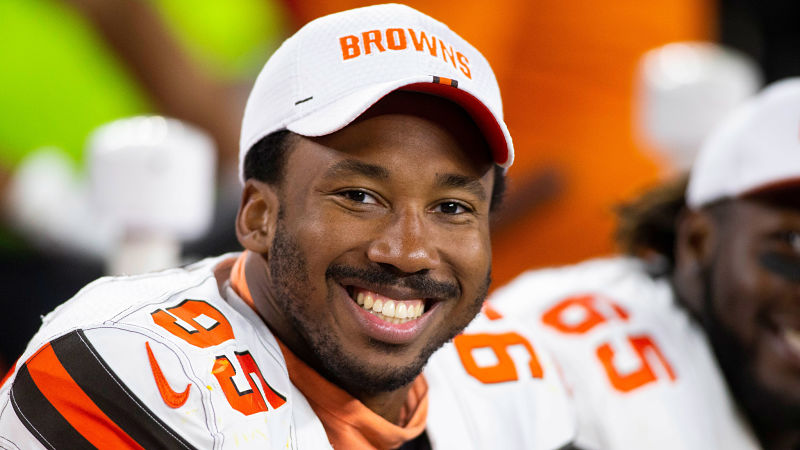 Cleveland Browns defensive end Myles Garrett