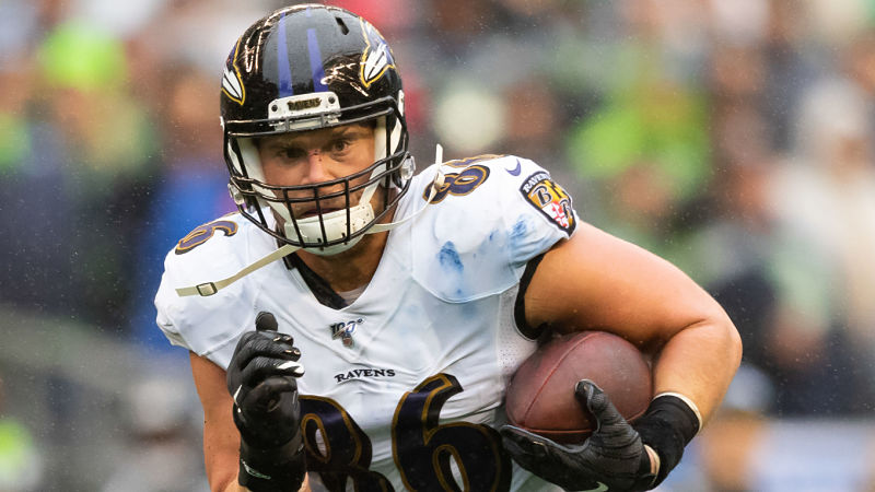Baltimore Ravens tight end Nick Boyle