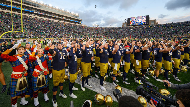 The Notre Dame Fighting Irish