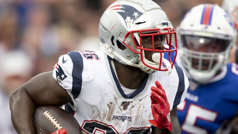 Patriots running back Sony Michel
