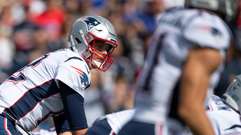 New England Patriots quarterback Tom Brady and wide receiver Julian Edelman