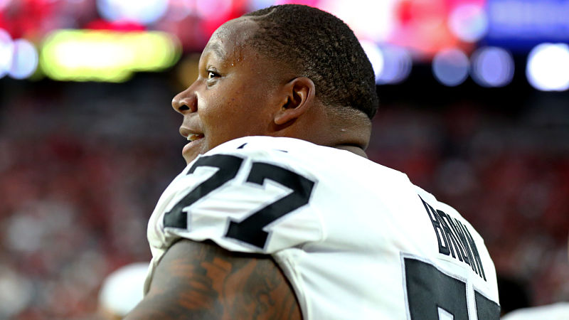 Oakland Raiders tackle Trent Brown