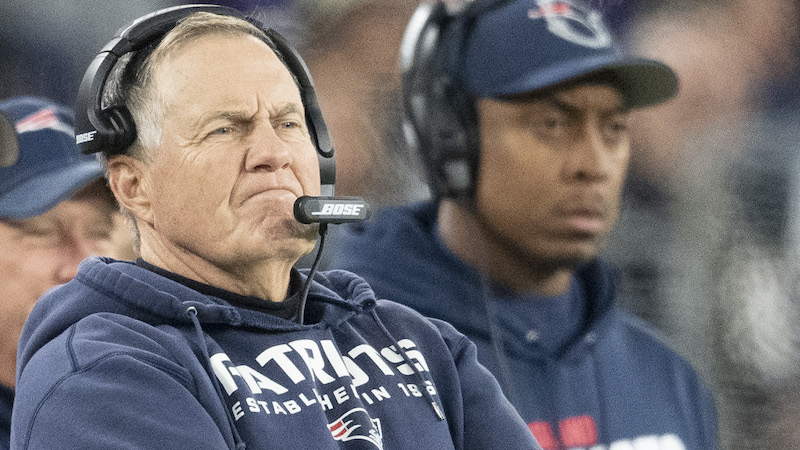 Patriots head coach Bill Belichick