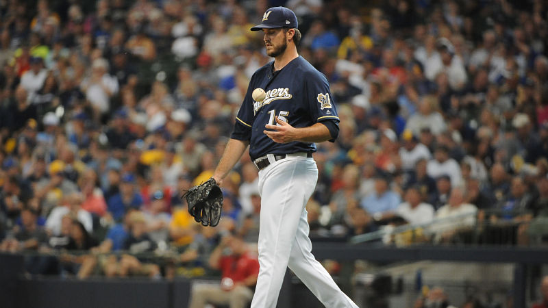 Milwaukee Brewers starting pitcher Drew Pomeranz