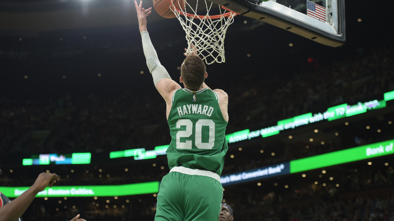 Boston Celtics forward Gordon Hayward