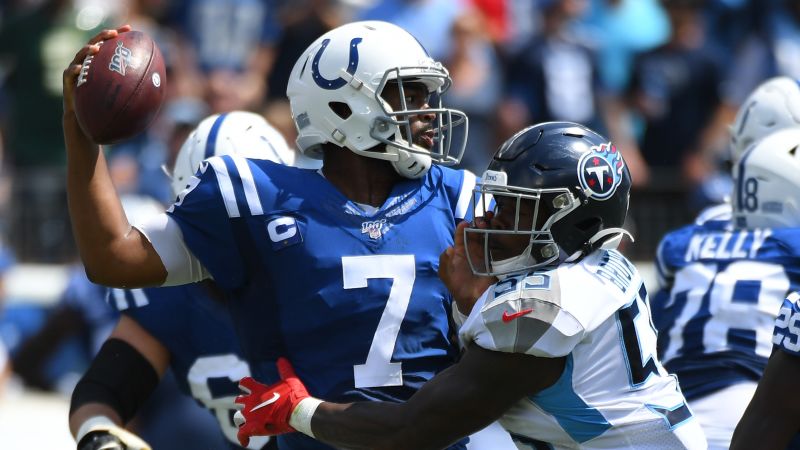 Indianapolis Colts quarterback Jacoby Brissett