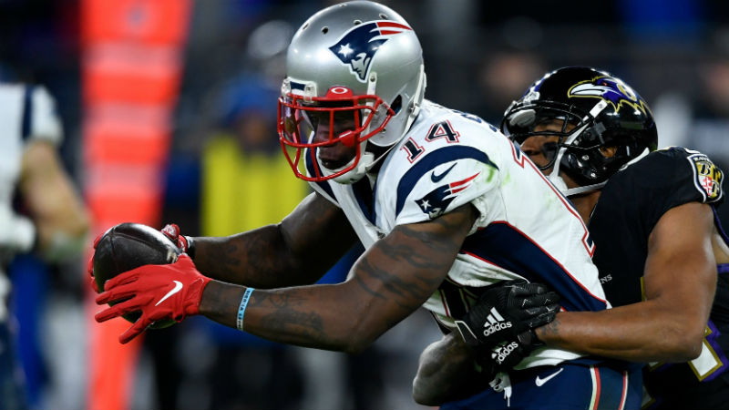 New England Patriots wide receiver Mohamed Sanu