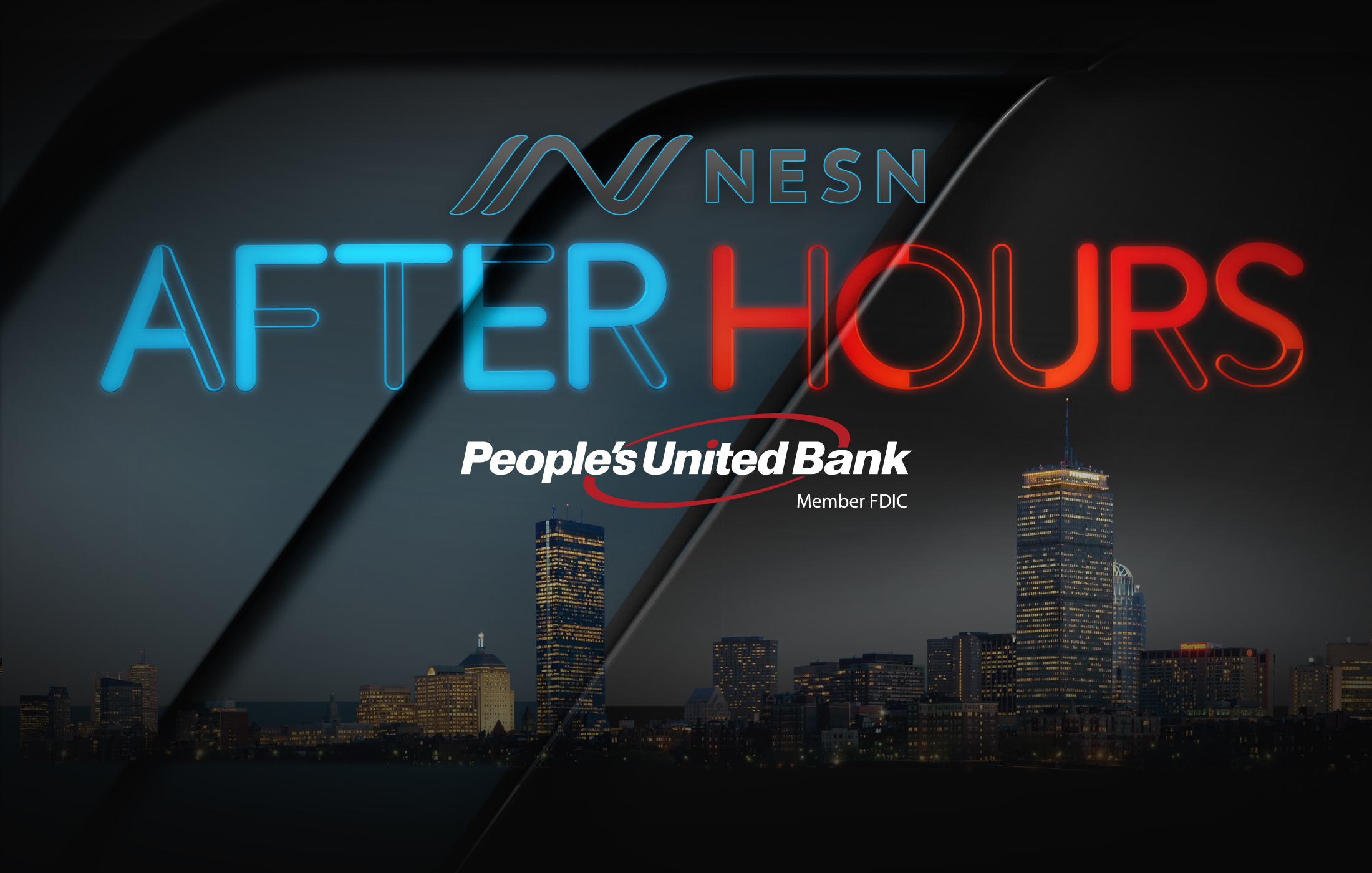 "NESN After Hours" presented by People's United Bank show logo