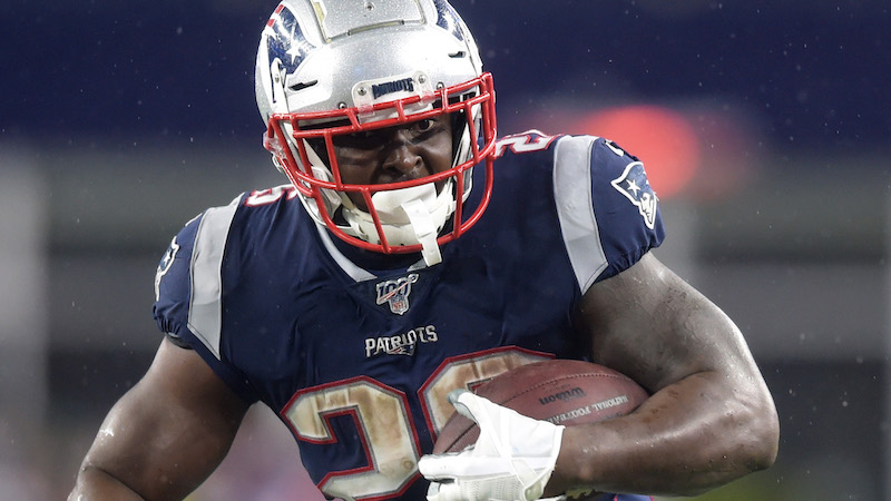 Patriots running back Sony Michel