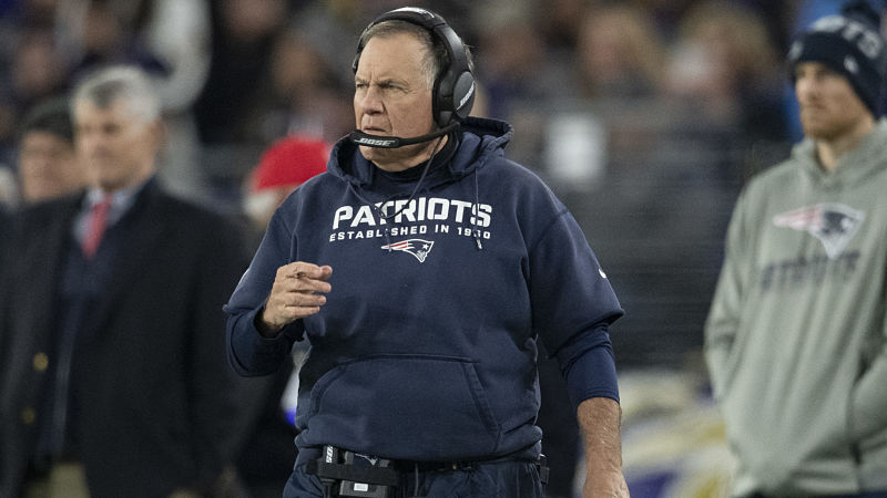 New England Patriots head coach Bill Belichick