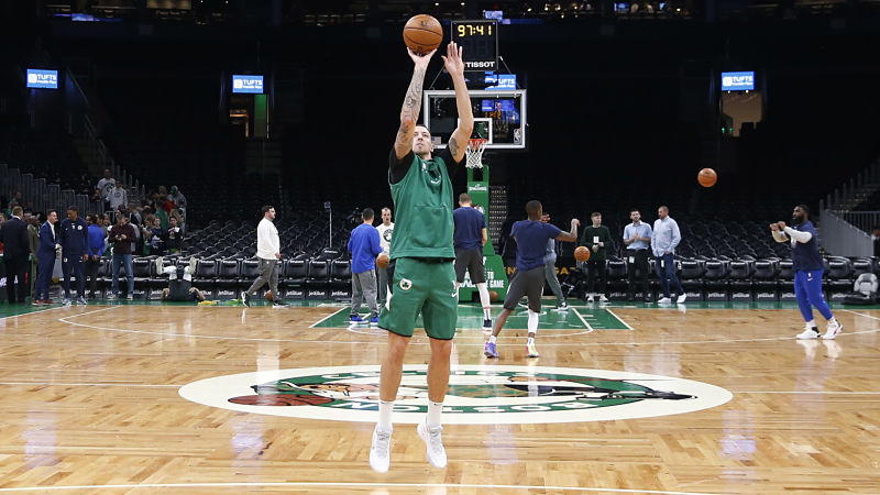 Boston Celtics forward Daniel Theis