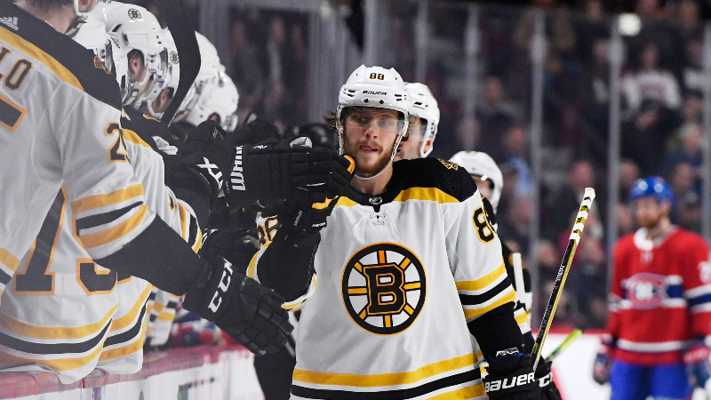 Boston Bruins forward David Pastrnak