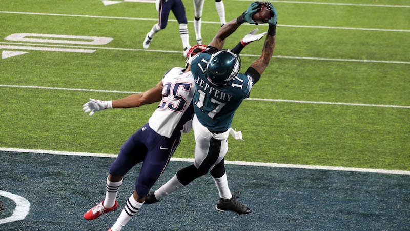Patriots cornerback, Eagles wide receiver Alshon Jeffery