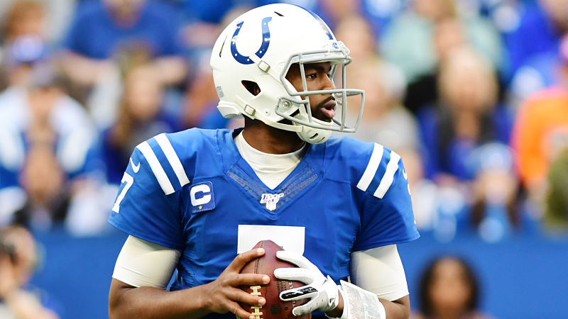 Indianapolis Colts quarterback Jacoby Brissett