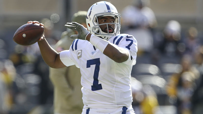 Indianapolis Colts quarterback Jacoby Brissett