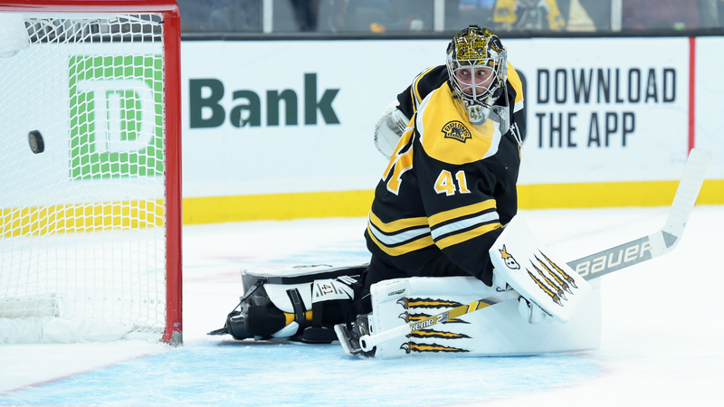 Bruins goalie Jaroslav Halak
