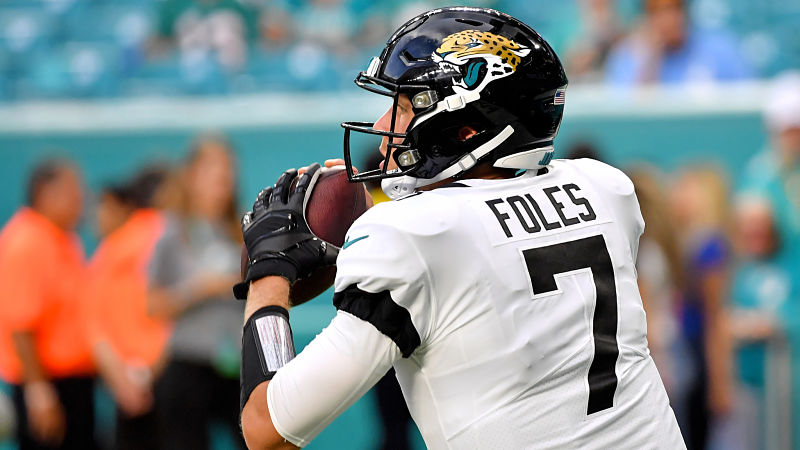 Jacksonvile Jaguars quarterback Nick Foles