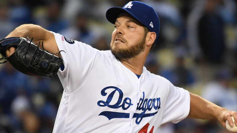 Dodgers pitcher Rich Hill