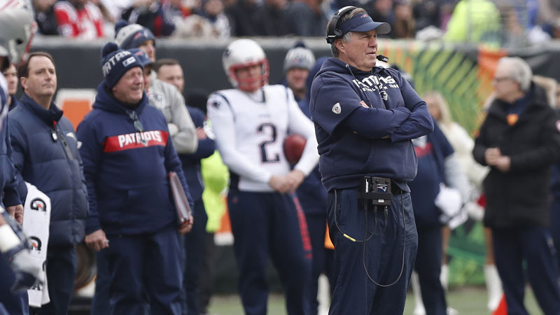 New England Patriots head coach Bill Belichick