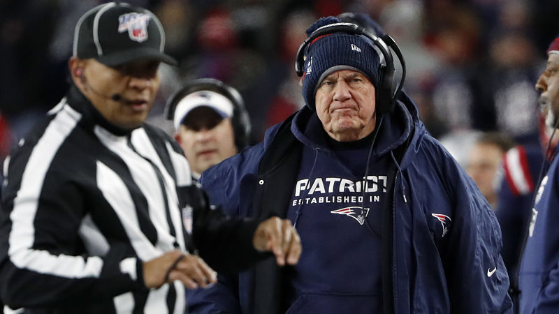 New England Patriots head coach Bill Belichick